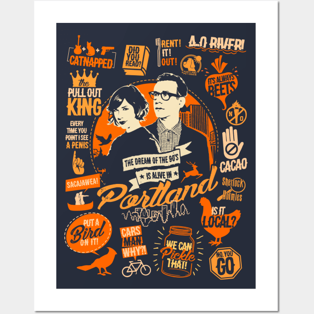 Portlandia Quotes Wall Art by TomTrager